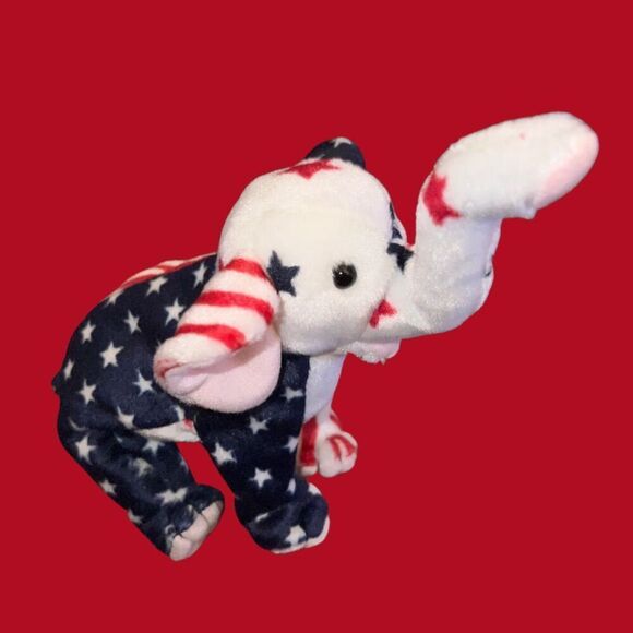 NWT Ty RIGHTY 2000 Political Elephant - RARE/Retired Beanie Baby - Picture 3 of 6